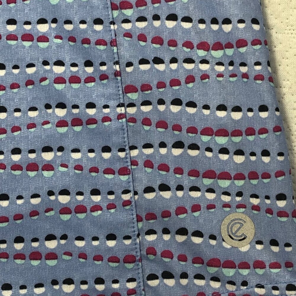 Bette & Court Womens Abstract Print 1/4 Snap Golf Tennis Top Shirt Size Xsmall - Picture 3 of 9